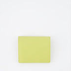 Kleine lederwaren Portefeuille Signature compact Maison Margiela Gelb Femme