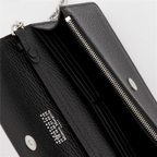 Small leather goods Signature chain wallet Maison Margiela Black Women