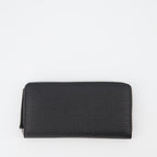 Kleine lederwaren Portefeuille Signature Maison Margiela Schwarz Unisex