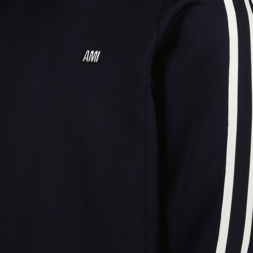 Sweatshirts Pull à bandes latérales Ami PARIS Blau Homme