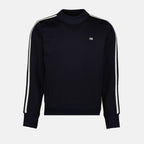 Sweatshirts Pull à bandes latérales Ami PARIS Blau Homme