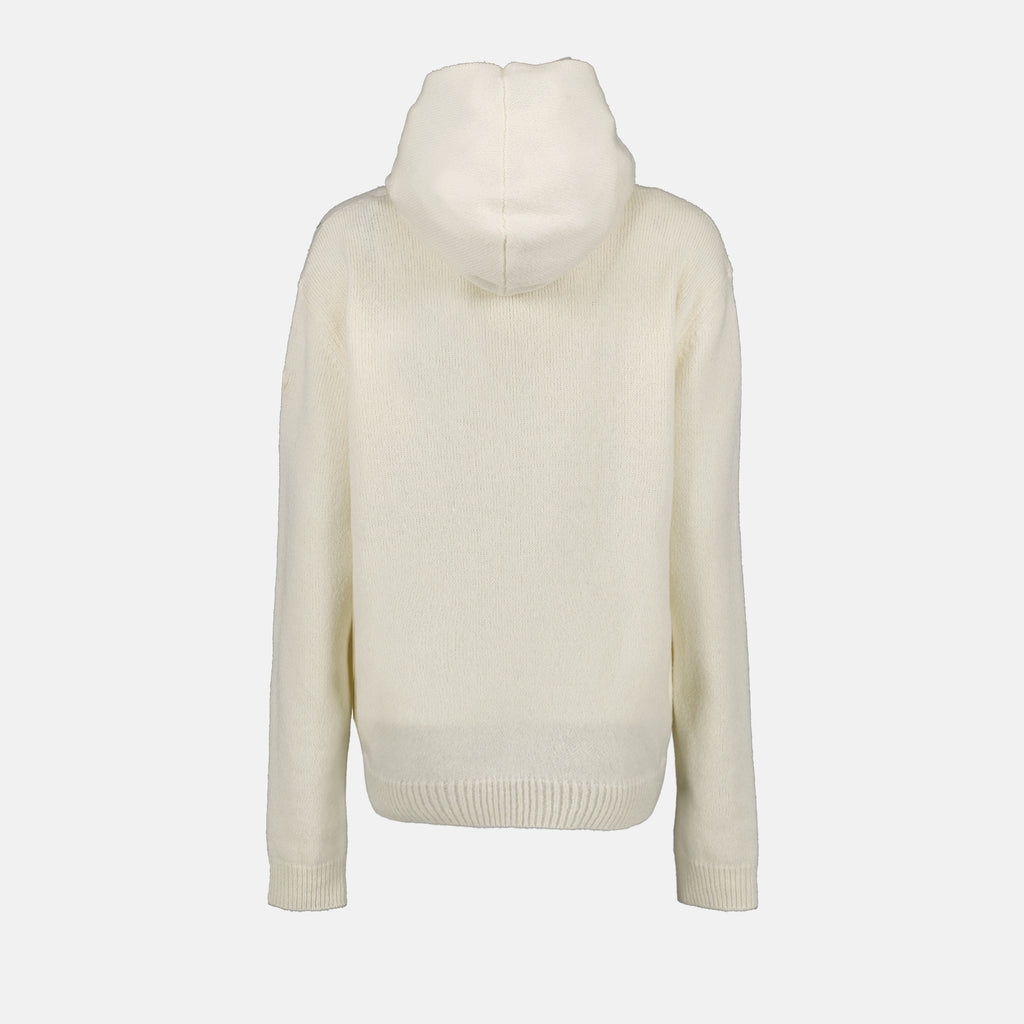 Maglieria Pull à capuche Moncler Bianco Homme