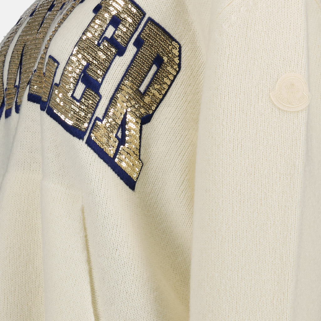 Maglieria Pull à capuche Moncler Bianco Homme