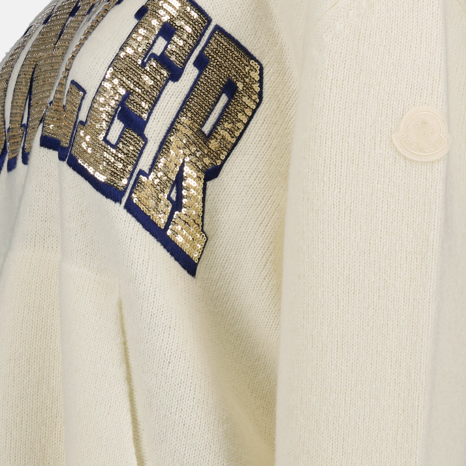 Maille Pull à capuche Moncler Blanc Homme