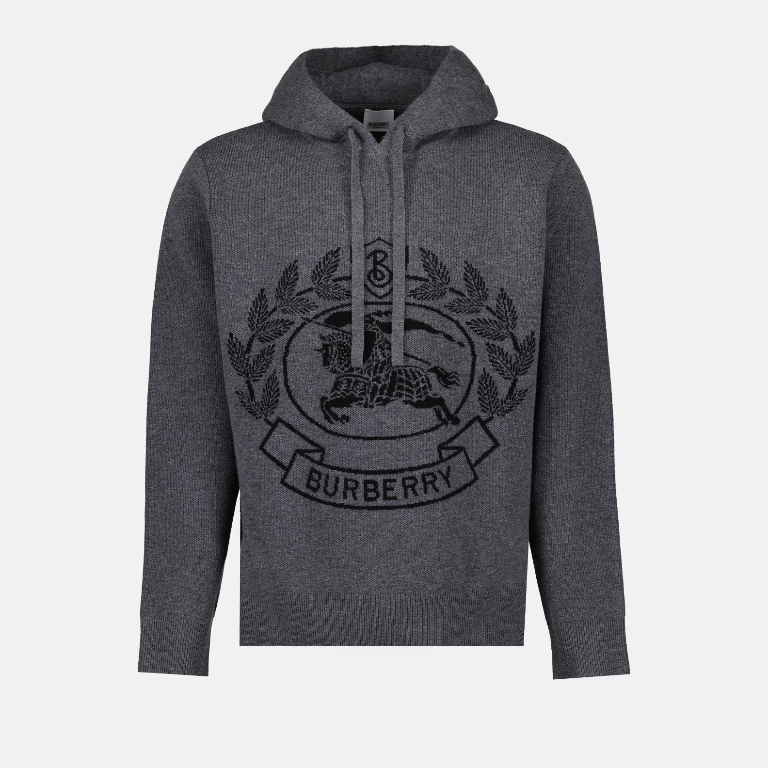 Sweatshirts Pull à capuche Burberry Gris Homme