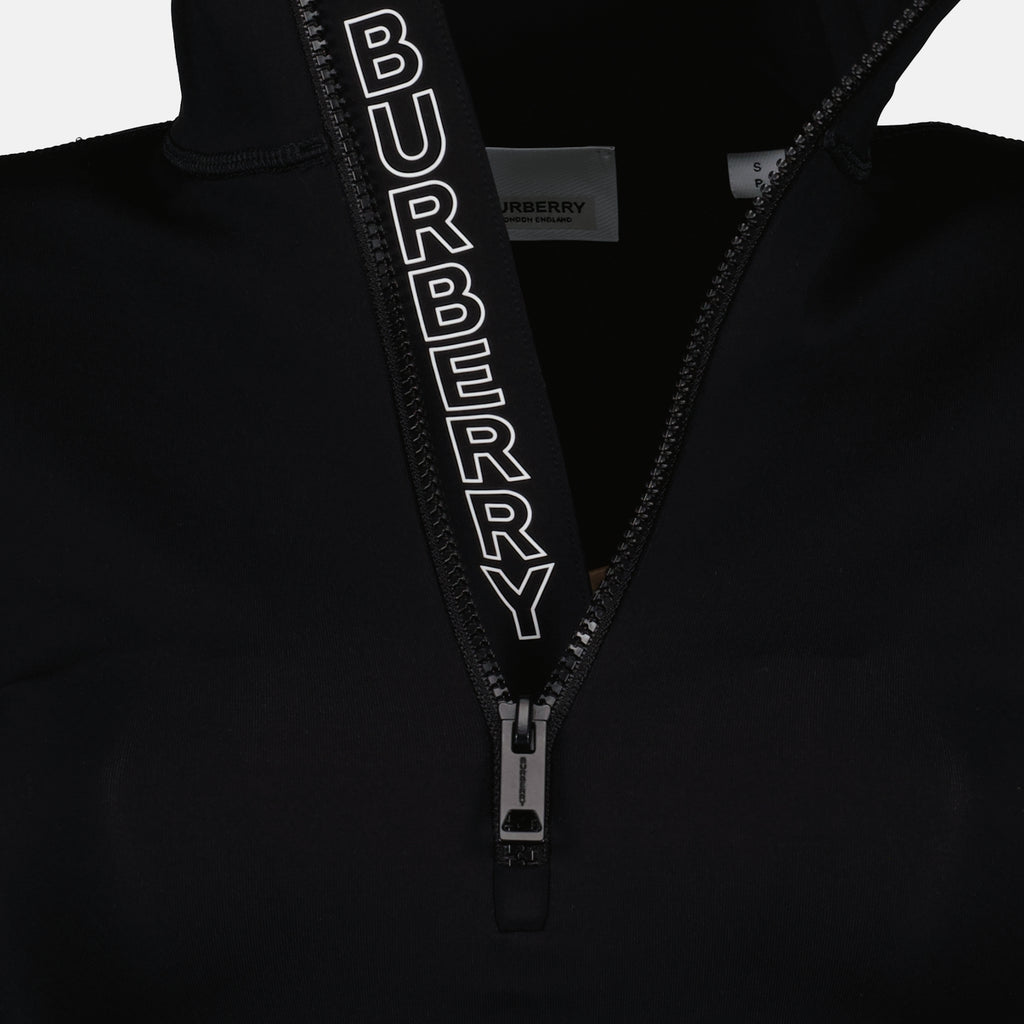 Maille Pull à col montant Burberry Noir Femme