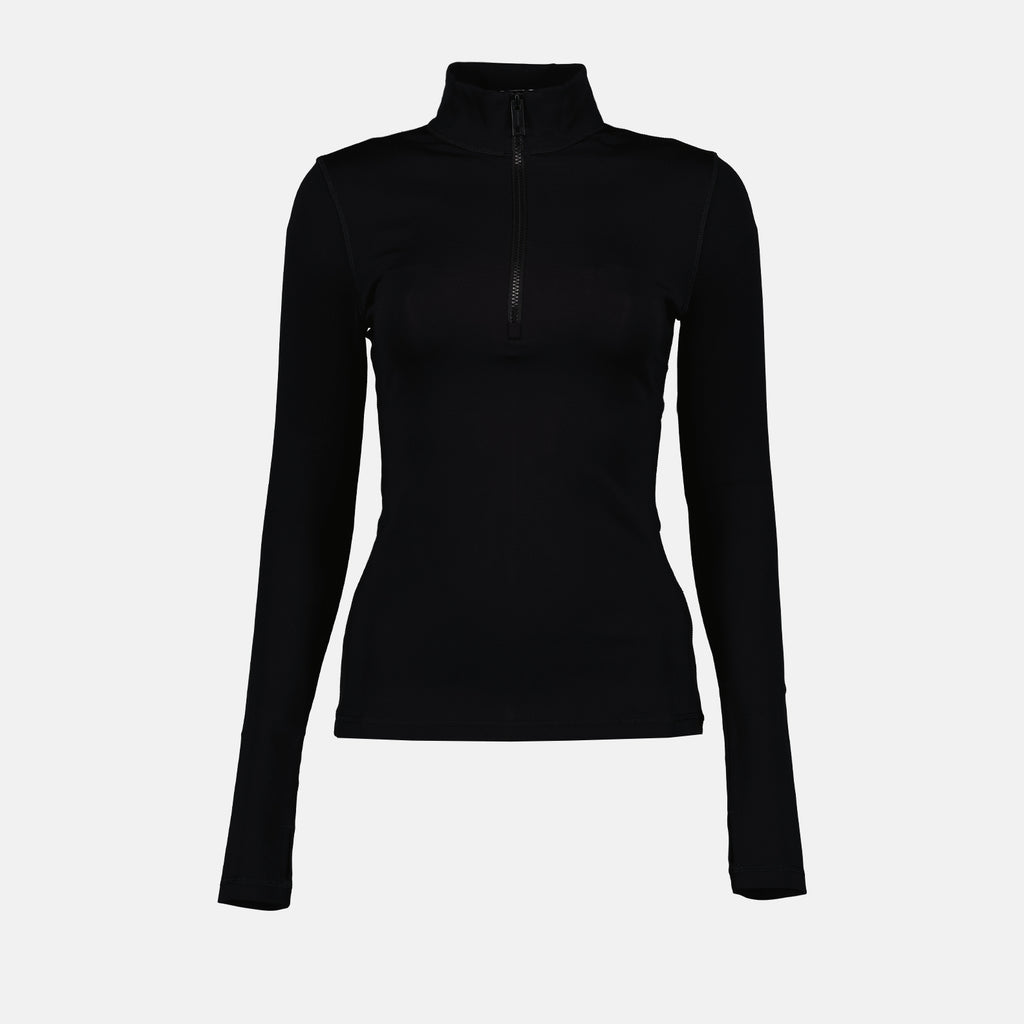 Maille Pull à col montant Burberry Noir Femme
