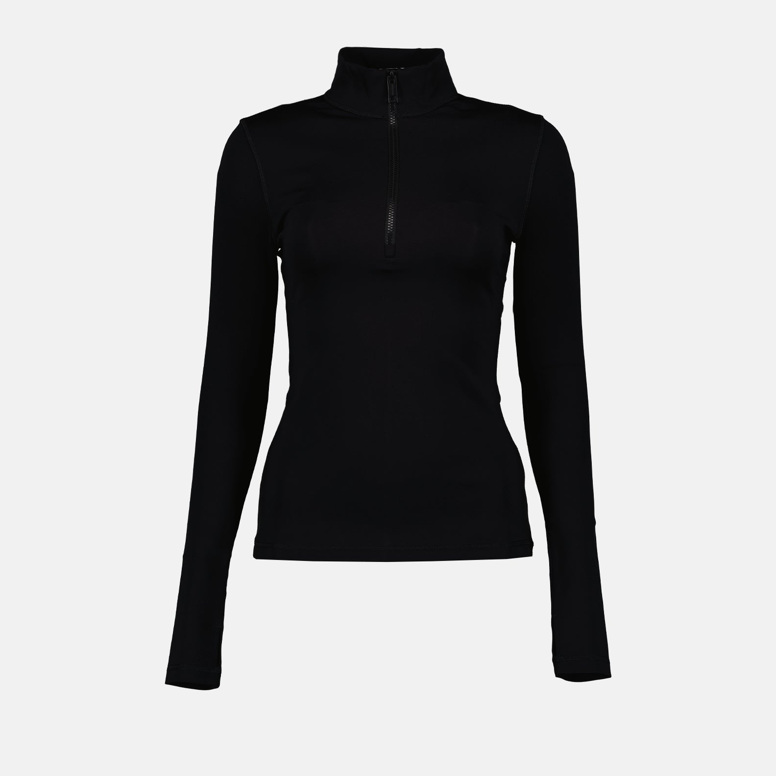 Maille Pull à col montant Burberry Noir Femme
