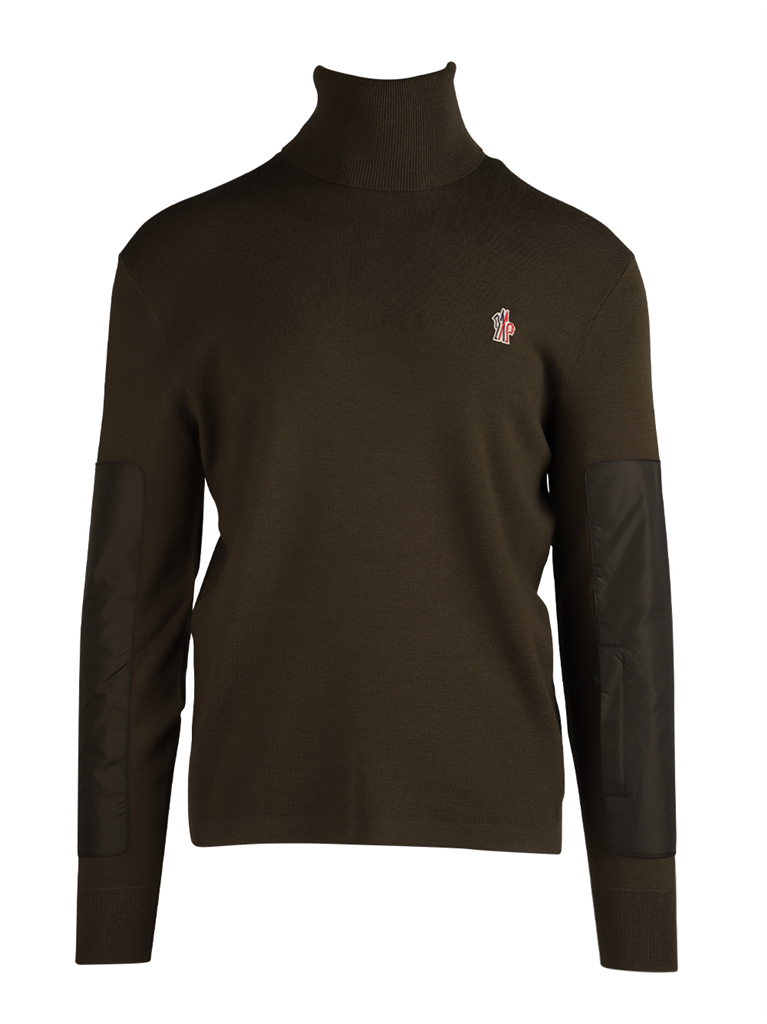 Maille Pull à col roulé Moncler Grenoble Vert Homme