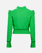 Maille Pull à découpes Alexander McQueen Vert Femme