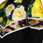 Maille Pull à fleurs Dolce & Gabbana Noir Homme