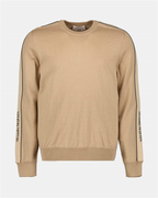 Maille Pull à logo Alexander McQueen Beige Homme