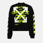 Maille Pull à logo Off-White Noir Homme