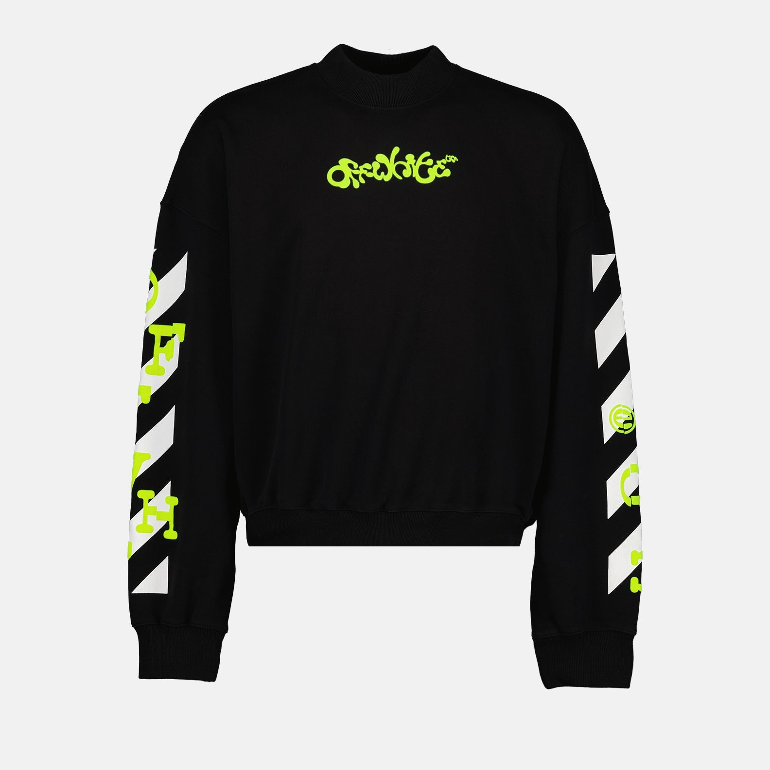 Maille Pull à logo Off-White Noir Homme