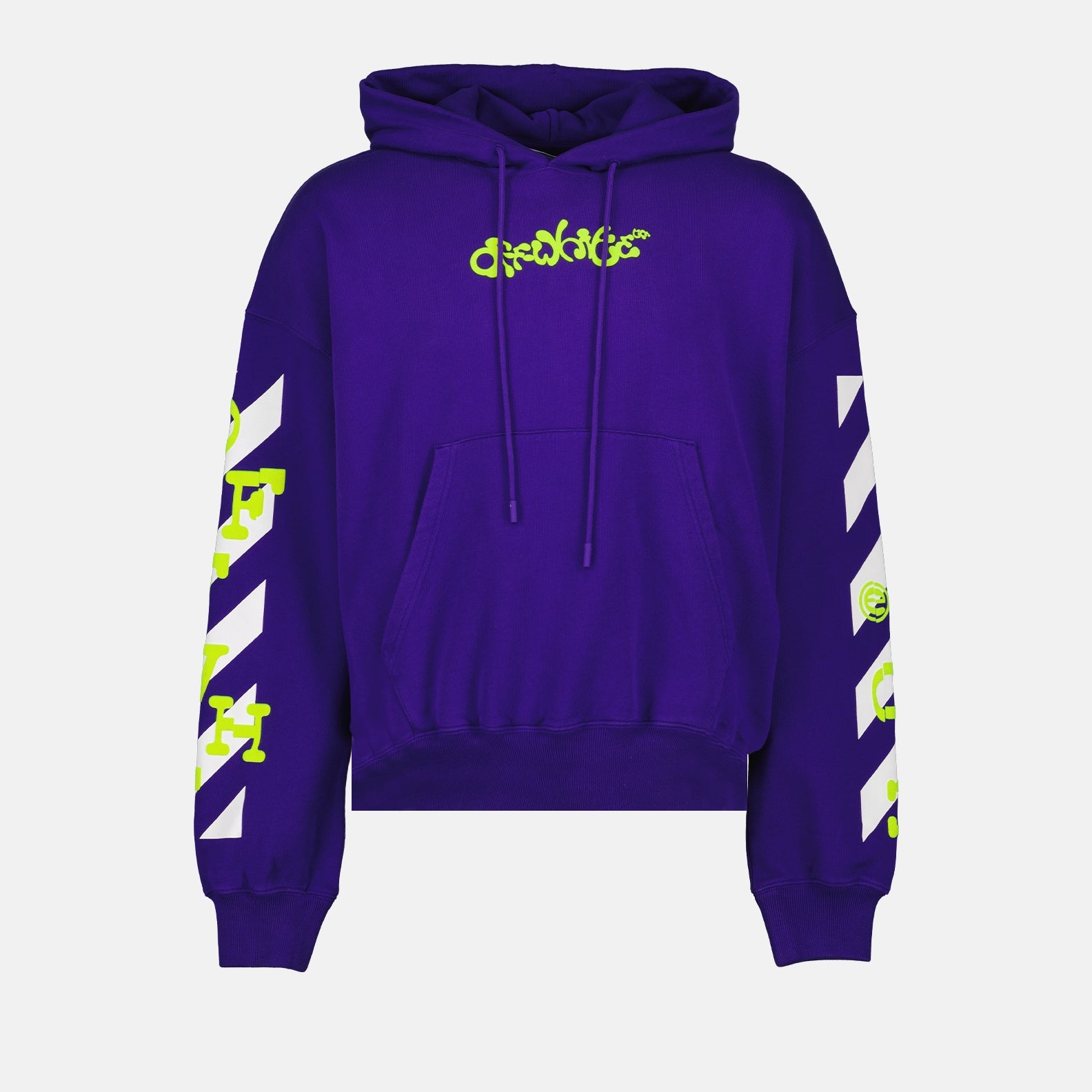 Sweatshirts Pull à logo Off-White Violet Homme