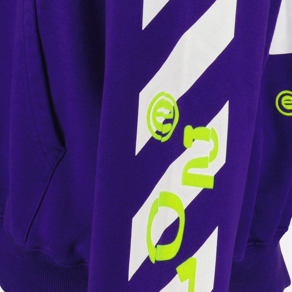 Sweatshirts Pull à logo Off-White Violet Homme