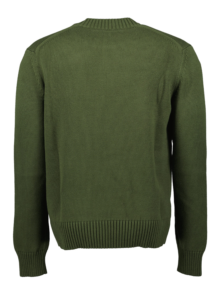 Maille Pull à logo Alexander McQueen Vert Homme