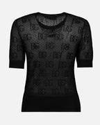 Tops Pull ajouré DG Dolce & Gabbana Noir Femme