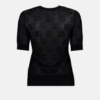 Maille Pull ajouré Dolce & Gabbana Noir Femme