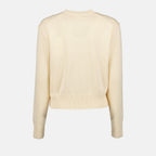 Maille Pull Ami de coeur Ami PARIS Beige Femme