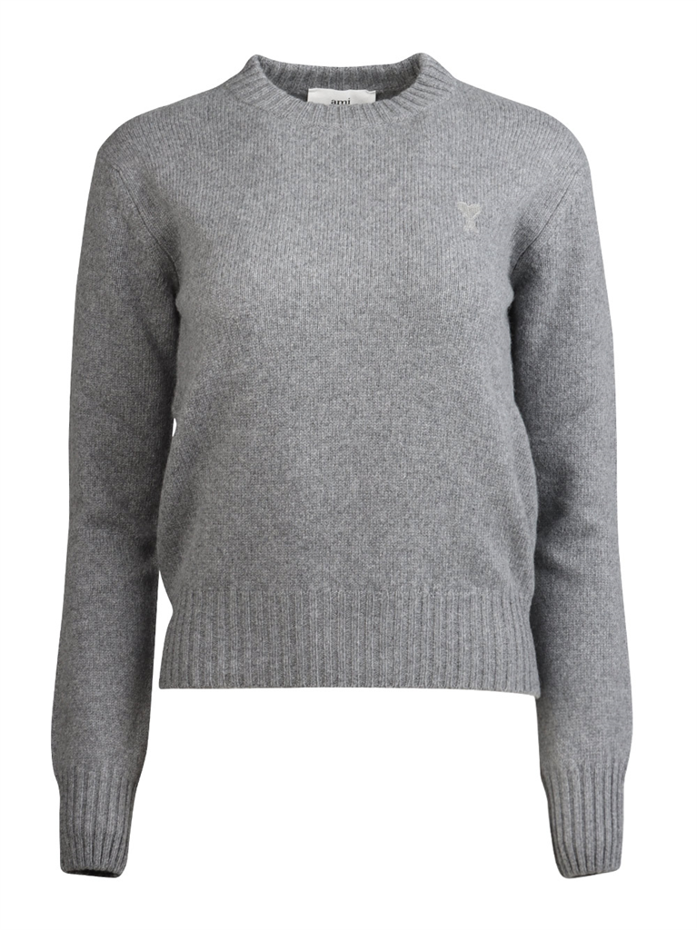Maille Pull Ami de Coeur Ami PARIS Gris Femme