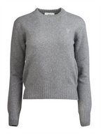 Maille Pull Ami de Coeur Ami PARIS Gris Femme