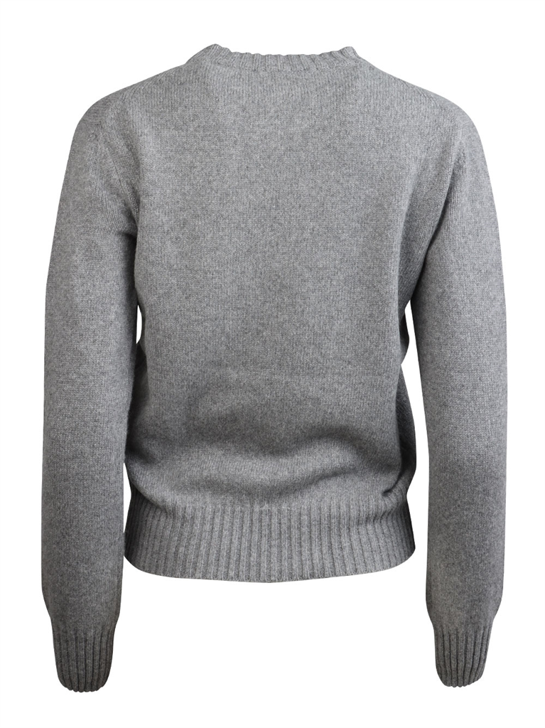 Maille Pull Ami de Coeur Ami PARIS Gris Femme