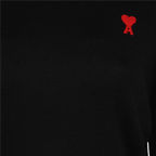 Maille Pull Ami de coeur Noir Ami PARIS Noir Femme