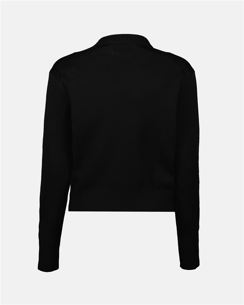 Maille Pull Ami de coeur Noir Ami PARIS Noir Femme