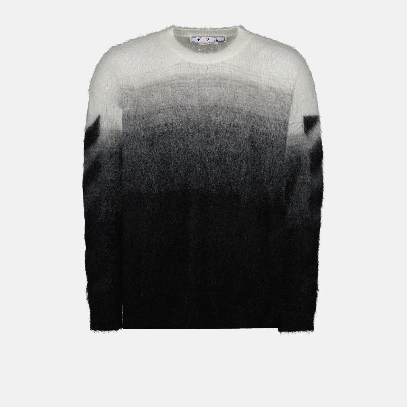 Maille Pull Arrow Brushed Off-White Noir Homme