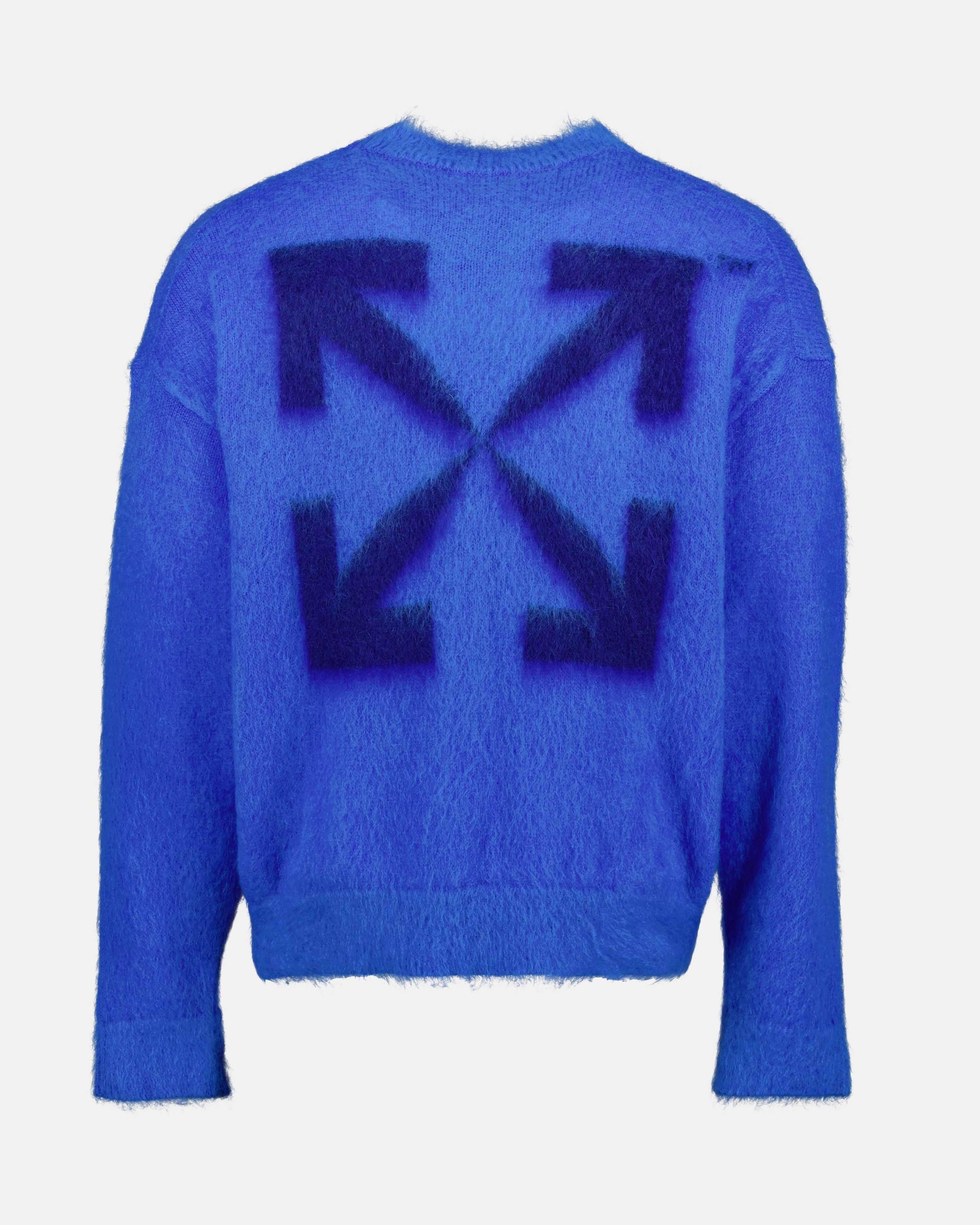 Maille Pull Arrow Off-White Bleu Homme