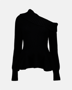 Sweatshirts Asymmetrical sweater Alexander McQueen Black Women