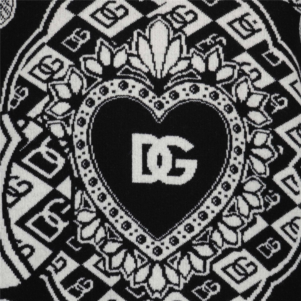 Maille Pull Bandana Dolce & Gabbana Noir Homme