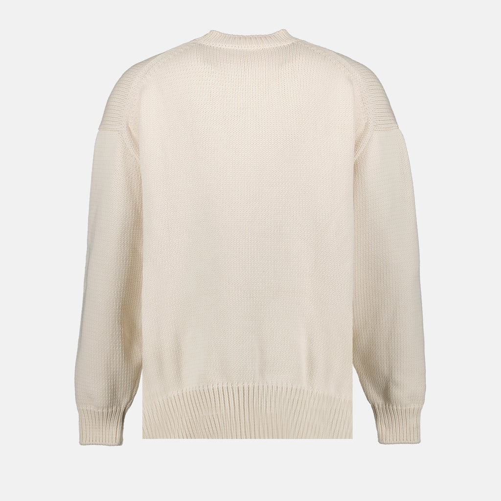 Prendas de punto Pull Cat Chunky Off-White Beige Homme