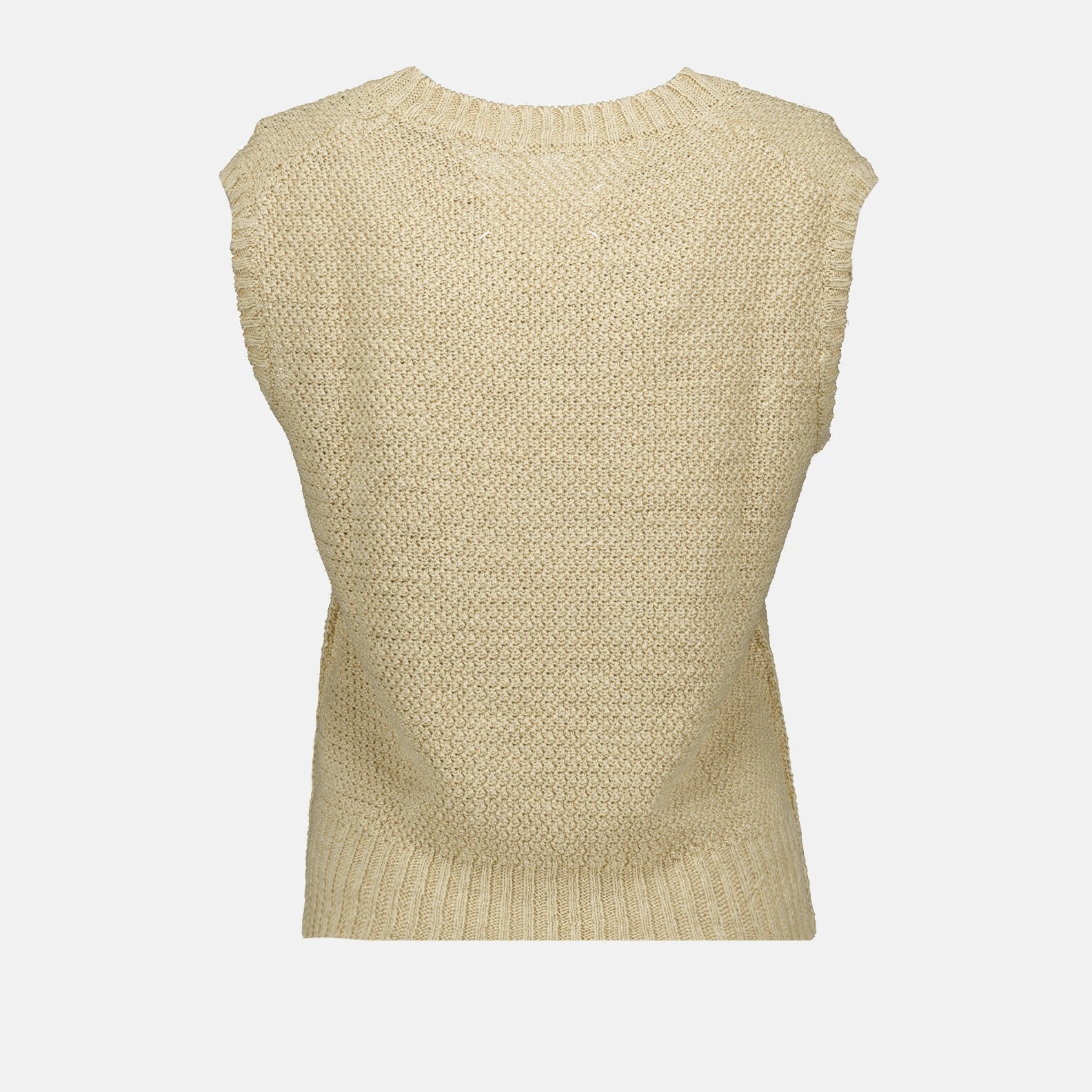 Knitwear Sleeveless sweater Maison Margiela Beige Women
