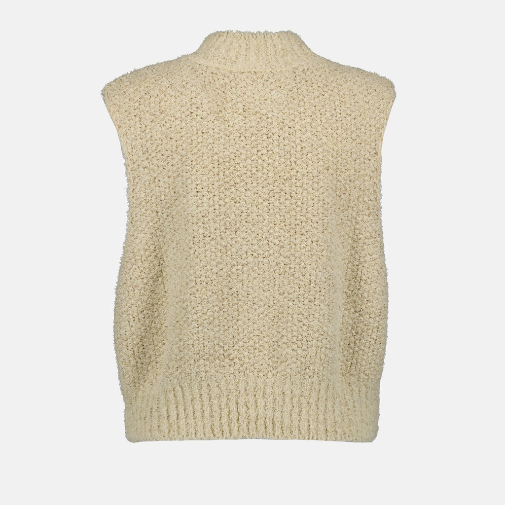 니트웨어 Pull sans manches Maison Margiela 베이지 Femme