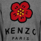 ニットウェア ボケフラワーセーター Kenzo グレー 男