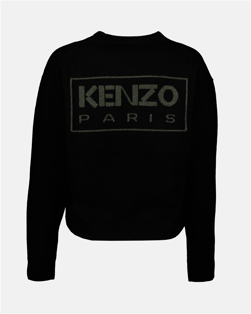 Maille Pull Boke Flower Kenzo Noir Femme