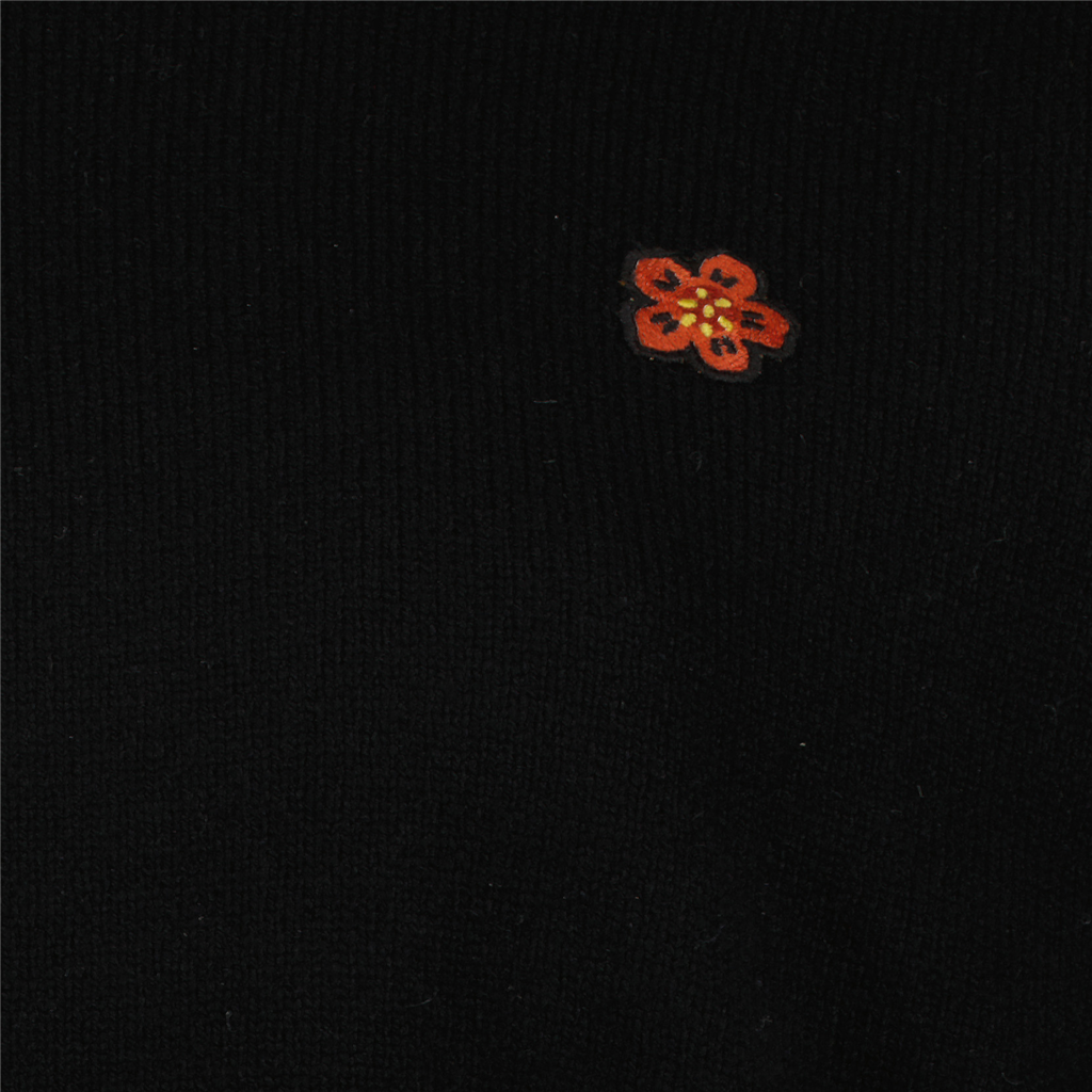 Maille Pull Boke Flower Kenzo Noir Femme