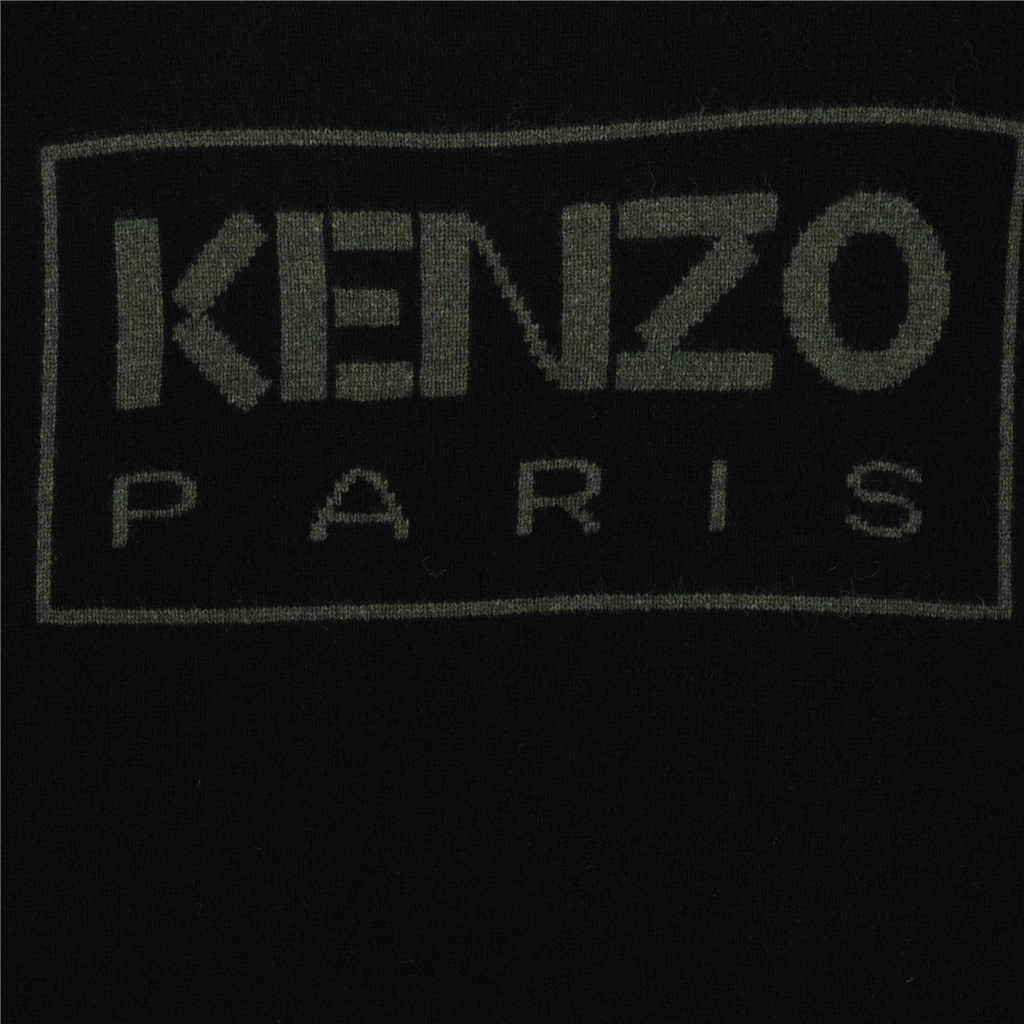 Maille Pull Boke Flower Kenzo Noir Homme