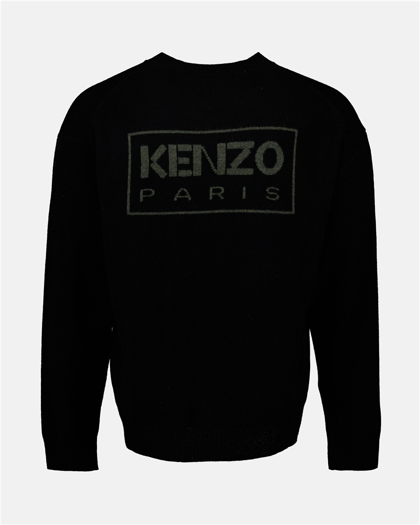Maille Pull Boke Flower Kenzo Noir Homme
