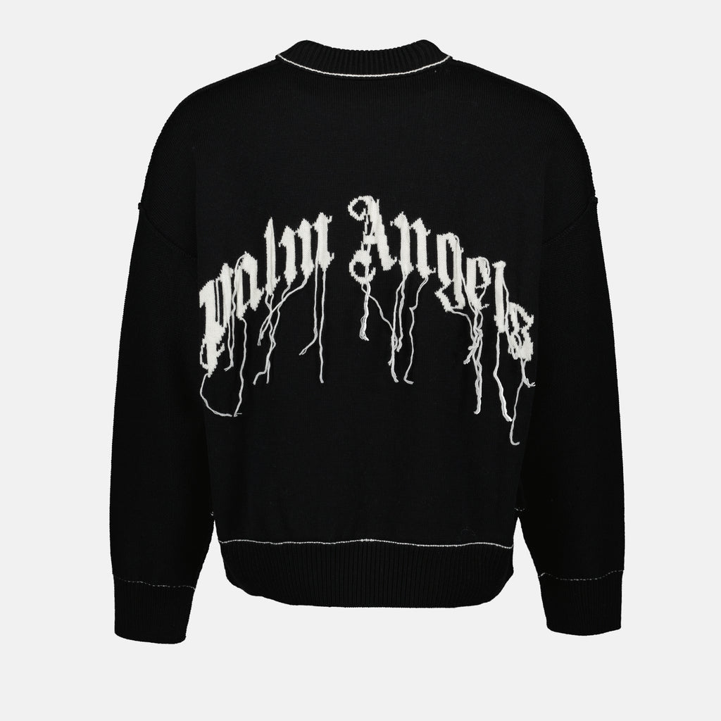 Prendas de punto Pull Broken Shark Palm Angels Negro Homme