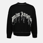 Prendas de punto Pull Broken Shark Palm Angels Negro Homme