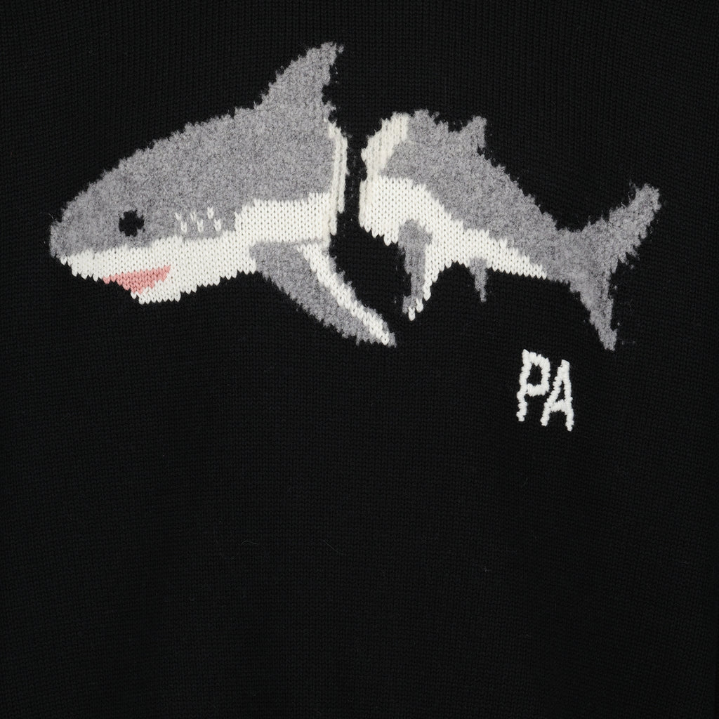 Prendas de punto Pull Broken Shark Palm Angels Negro Homme
