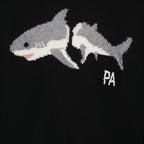 Prendas de punto Pull Broken Shark Palm Angels Negro Homme