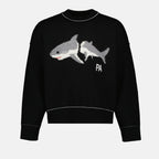 Prendas de punto Pull Broken Shark Palm Angels Negro Homme