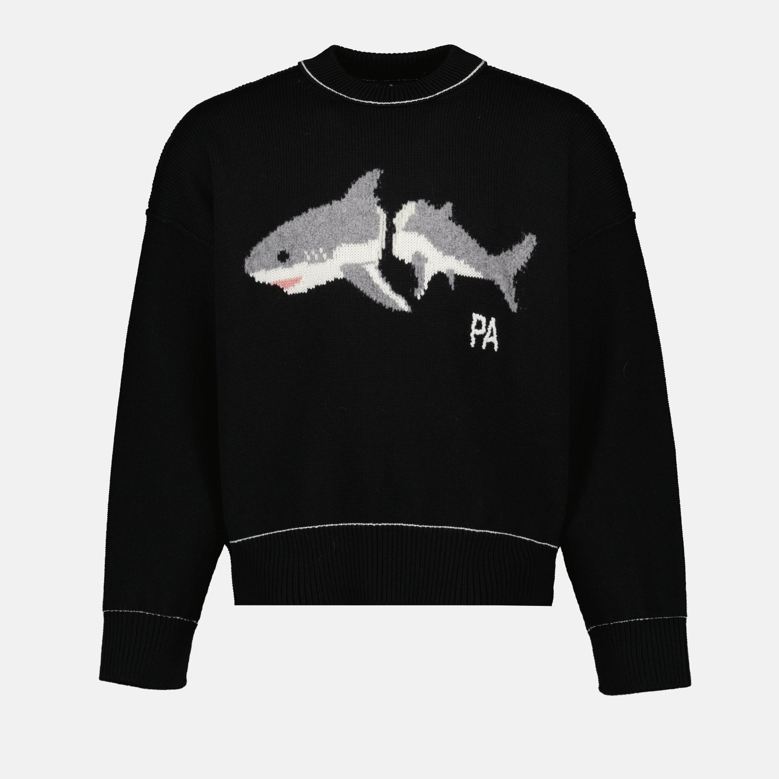 Maglieria Pull Broken Shark Palm Angels Nero Homme