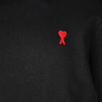 Maille Pull Ami de Cœur Ami PARIS Noir Homme