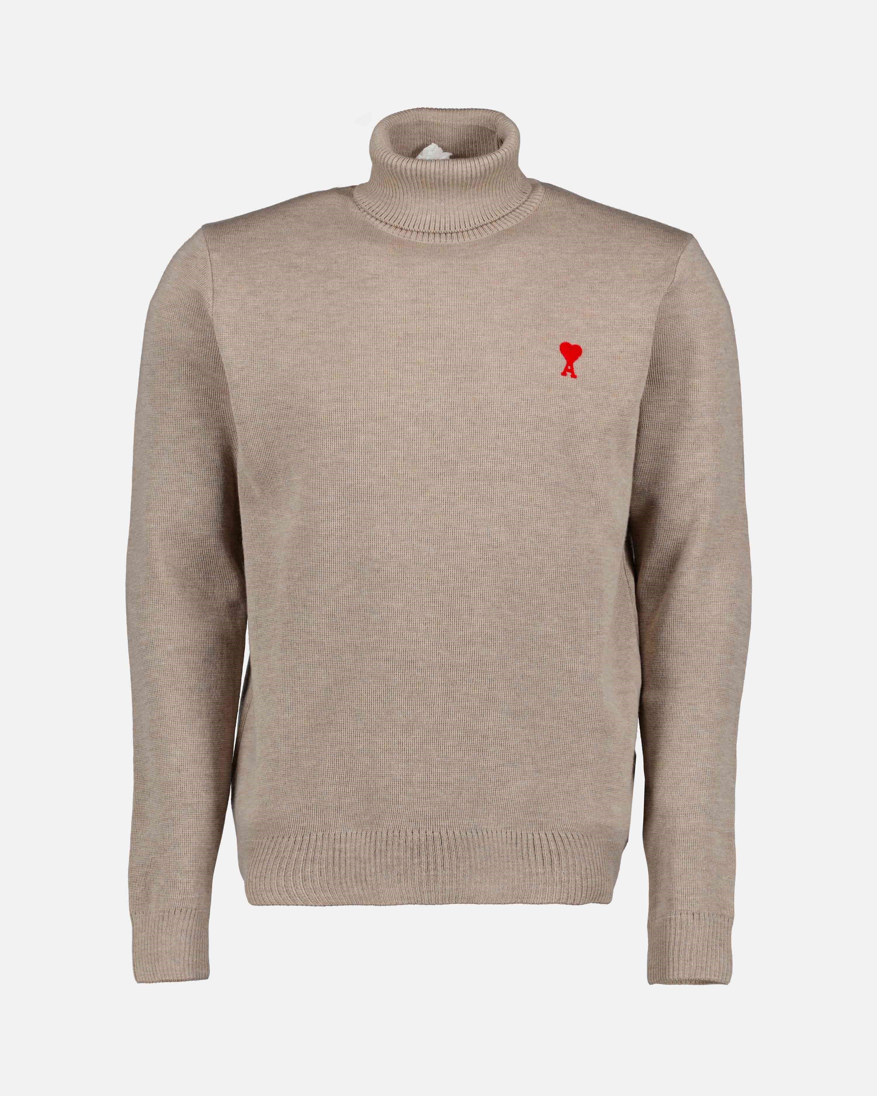 Maglieria Pull col roulé Ami de coeur Ami PARIS Beige Homme
