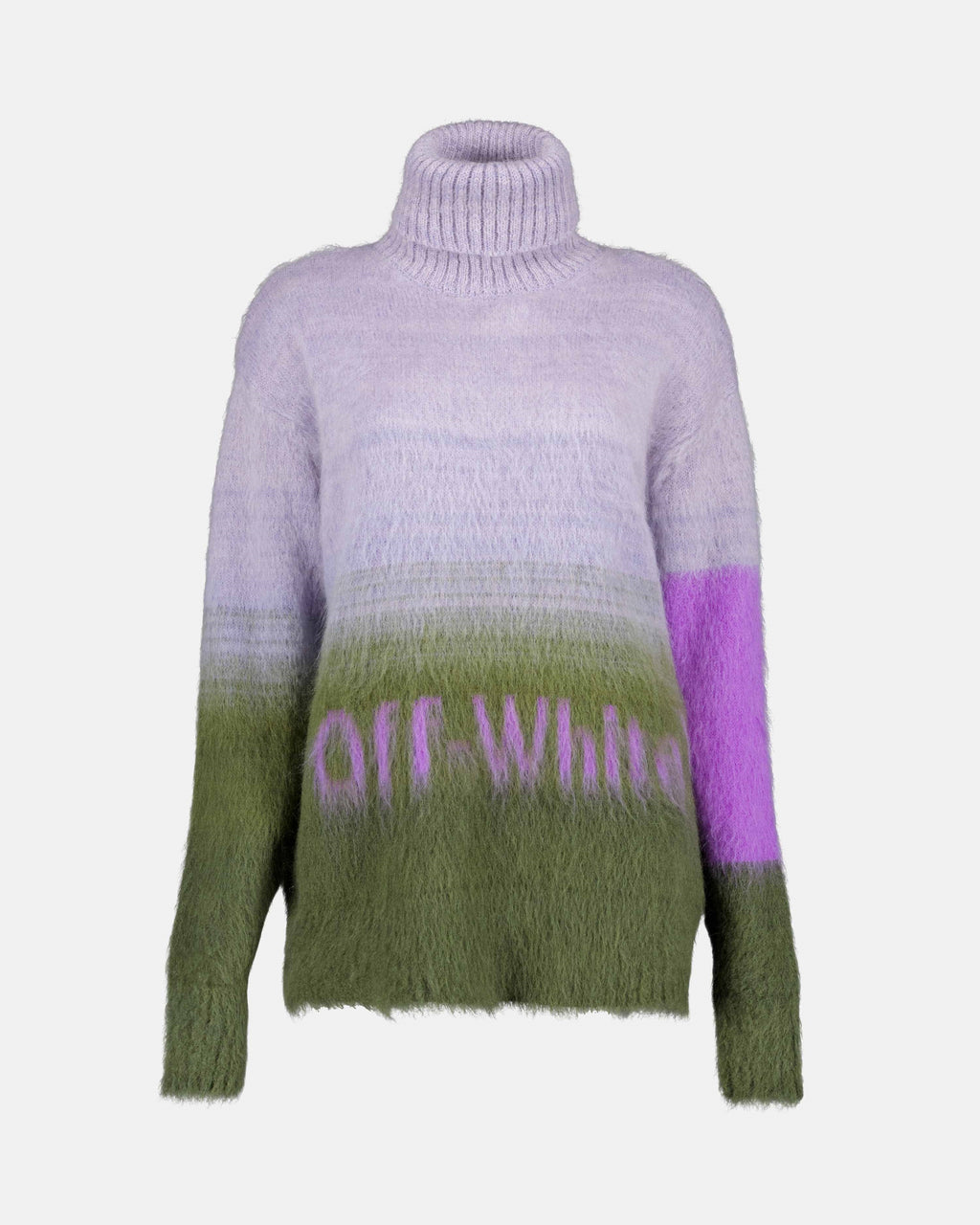 니트웨어 Pull Helvetica Off-White 녹색 Femme